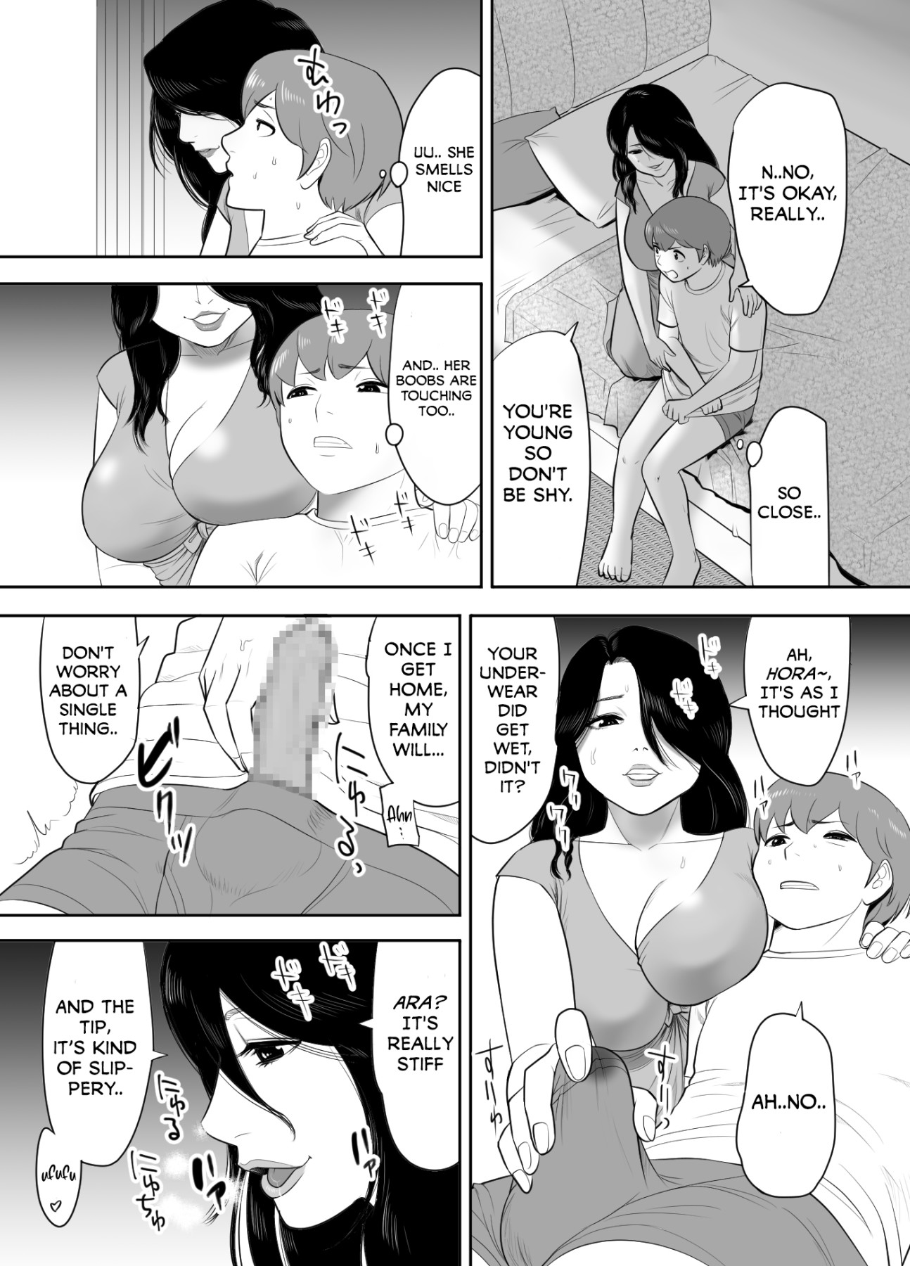 Hentai Manga Comic-The Hot Summer Day I Lost My Virginity While Sinking Into the Voluptuous Body of a Oba-san-Read-9